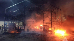 Война, 7 декабря. Возле ТЭЦ в Красноярске бушует пожар после взрывов. РФ ударила по плотине Печенежского водохранилища на Харьковщине